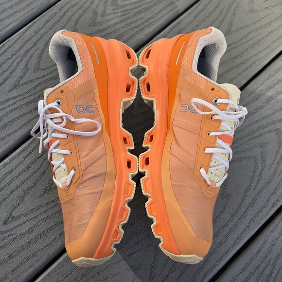 On Cloud Women's Venture Running Shoes Orange, Size 8 - Picture 2 of 6